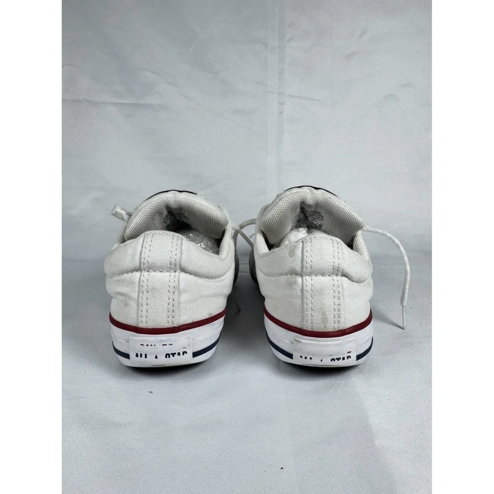 Converse Chuck Taylor All Star Kid 1 Sneaker White Canvas Low Top Athletic Shoes